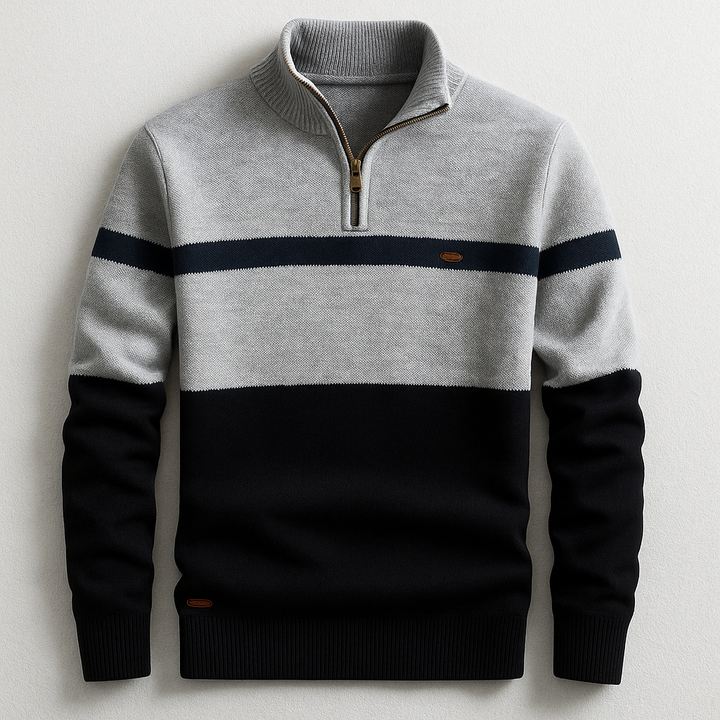 Harrison | Atmungsaktiver Viertelreißverschluss Pullover für Damen und Herren 3