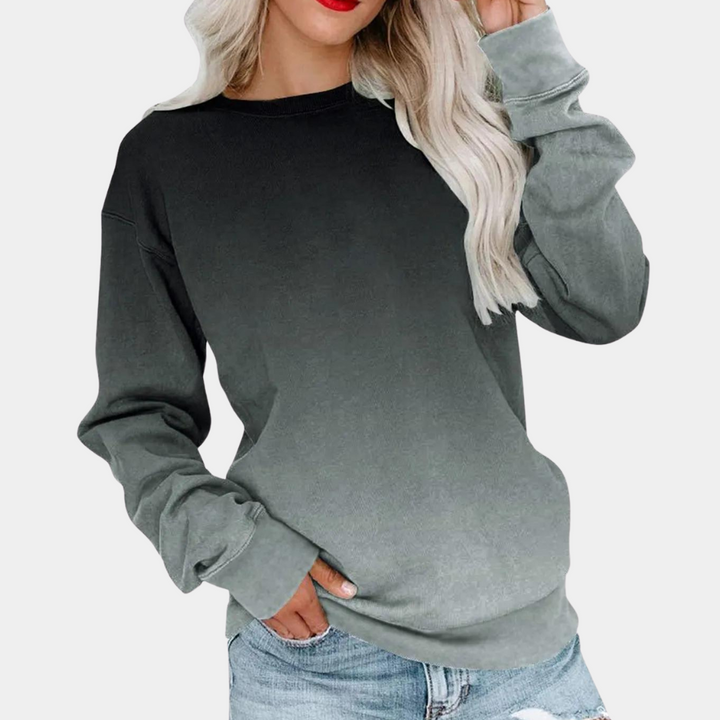 Hazel - Modernes Farbverlauf-Sweatshirt für Damen