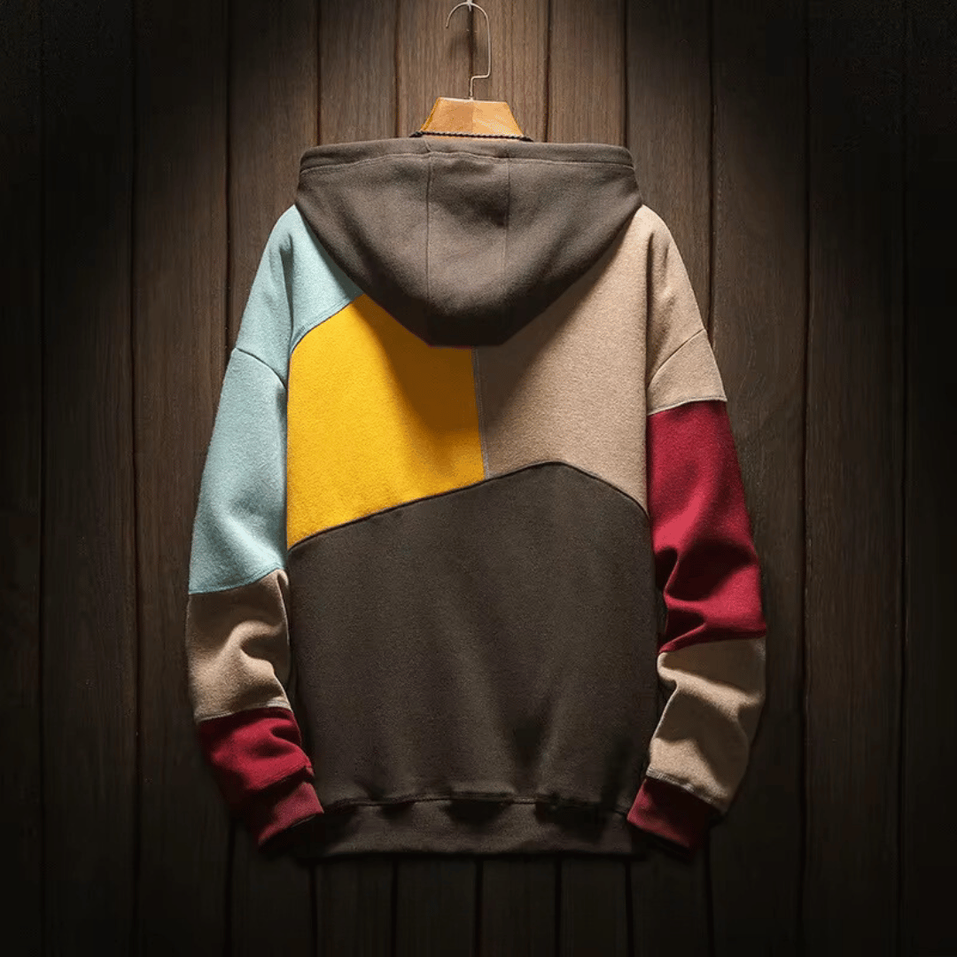 Noah | Moderner Color-Block Herren Hoodie