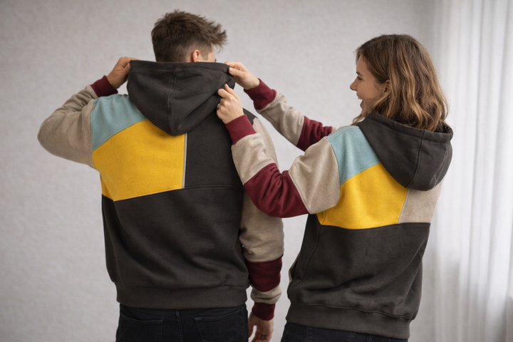 Noah | Moderner Color-Block Herren Hoodie