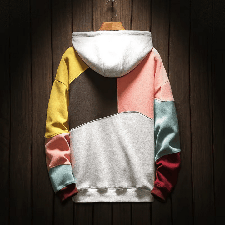 Noah | Moderner Color-Block Herren Hoodie