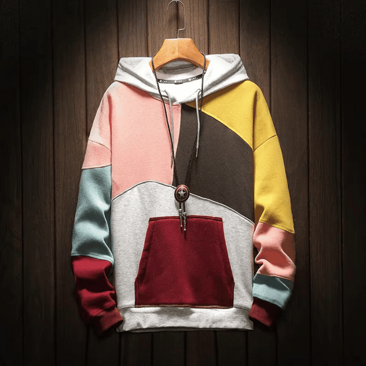 Noah | Moderner Color-Block Herren Hoodie