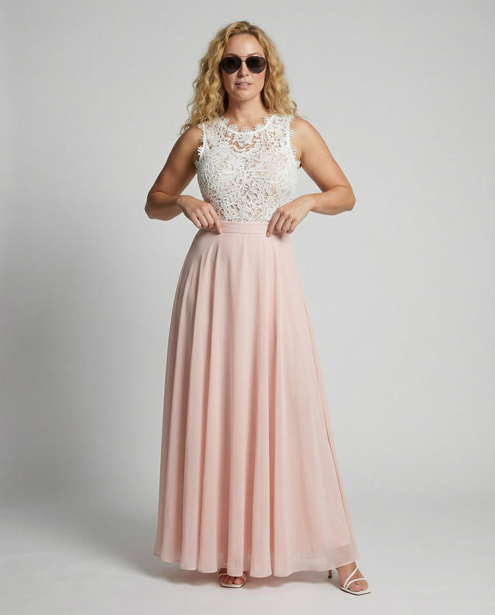 Sophia | Elegantes ärmelloses Damen Sommerkleid