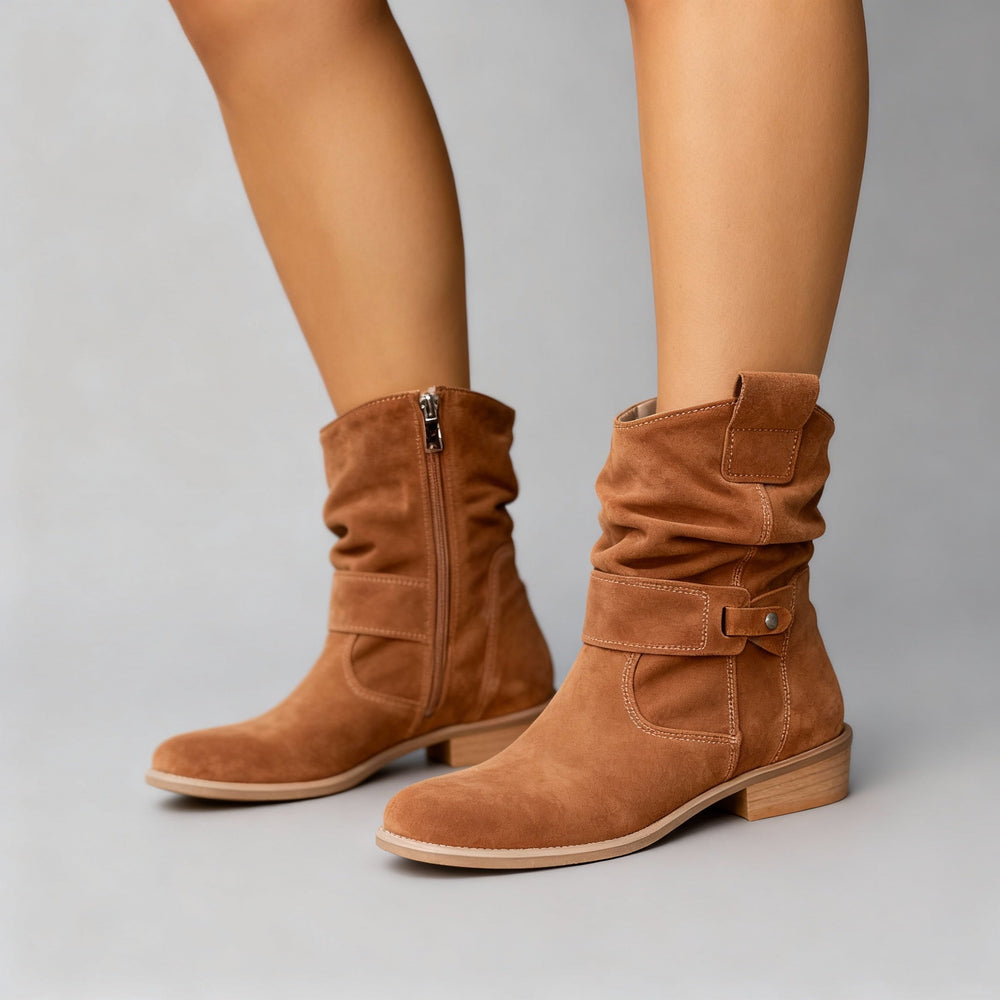Heidi | Komfortable & Elegante Braune Stiefeletten Damen für Stil und Komfort 1