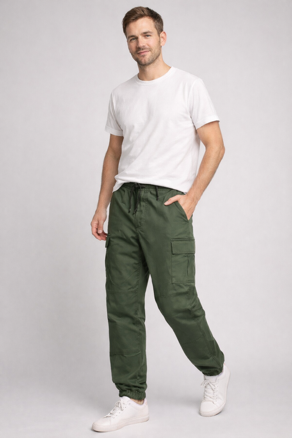 Hektor | Bequeme, Cropped &amp; Stilvolle Herren Cargohose 0
