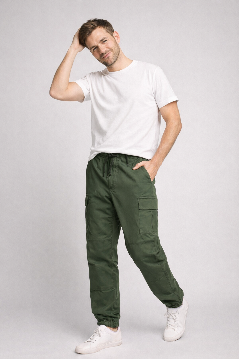 Hektor | Bequeme, Cropped &amp; Stilvolle Herren Cargohose 1