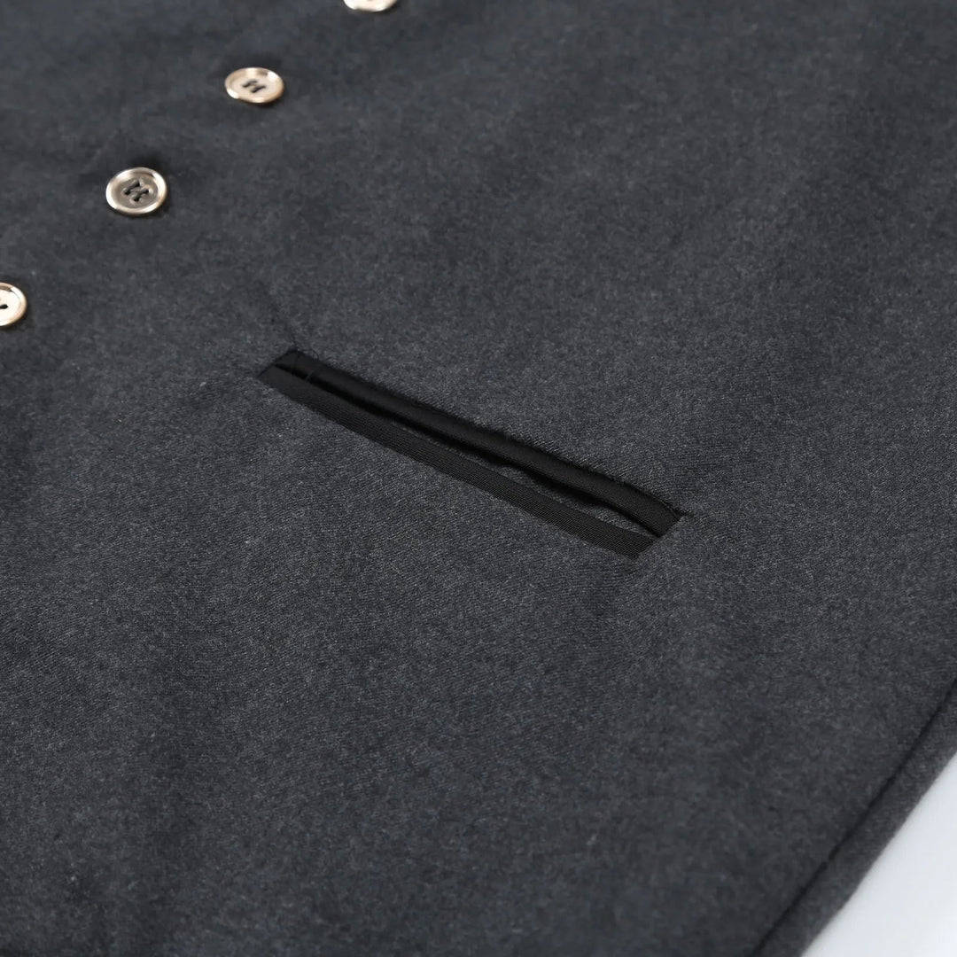 Hektor | Slim Fit Herren Trachtenweste mit Traditionellem Design 4