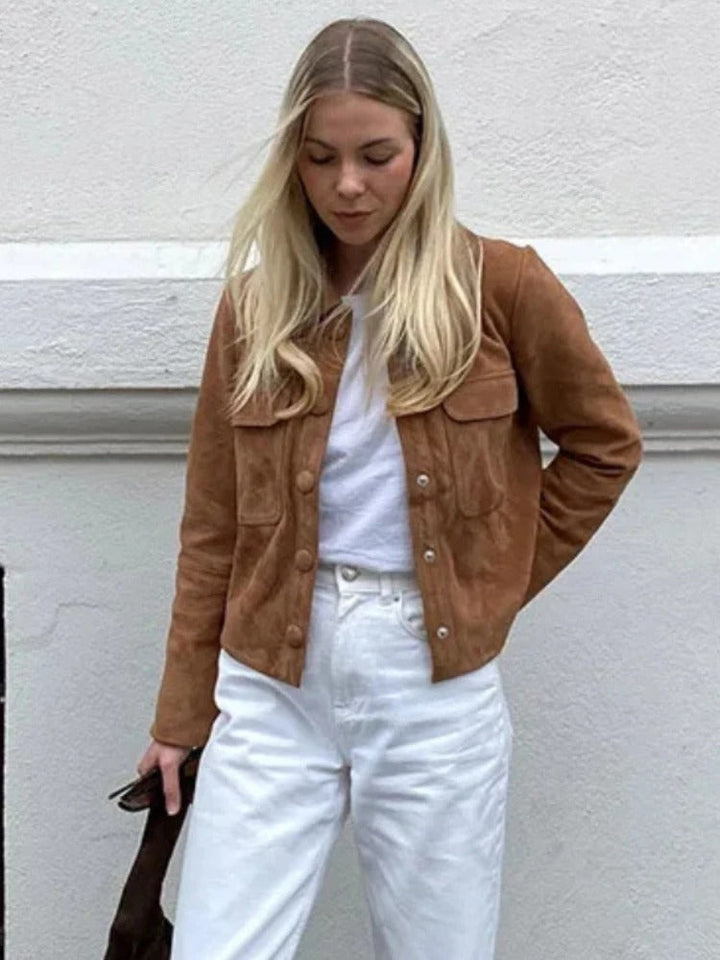 Helena | Bequeme und zeitlose Wildlederjacke 8