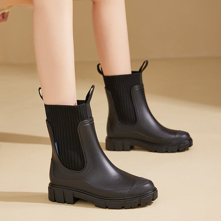 Helle | Wasserdichte, Antirutsch Gummistiefel Damen für Regenwetter 2