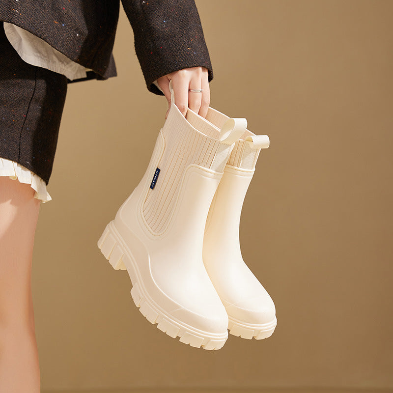 Helle | Wasserdichte, Antirutsch Gummistiefel Damen für Regenwetter 3