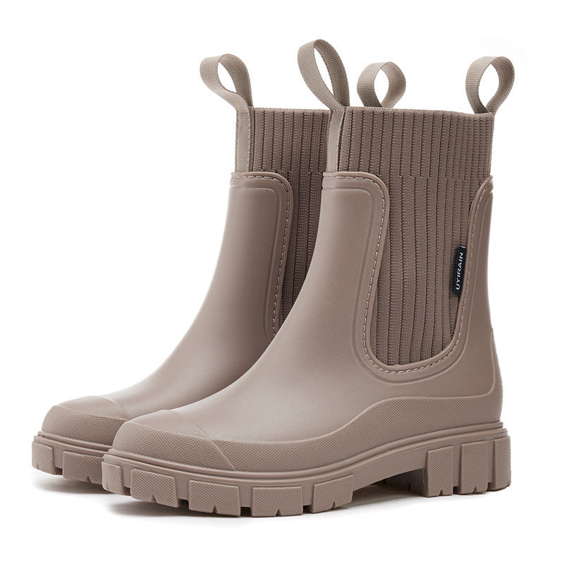 Helle | Wasserdichte, Antirutsch Gummistiefel Damen für Regenwetter 7