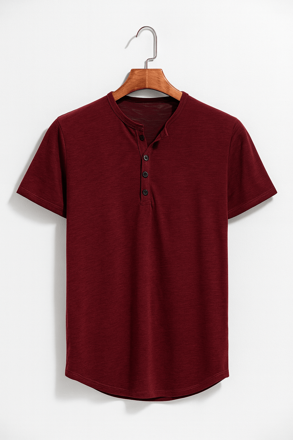 Henley Shirt Herren | Knopfleiste & Bequemer Sitz