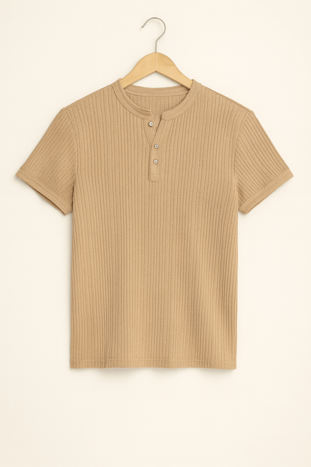 Henley Shirt Herren | Rippstruktur & Perfekter Sitz