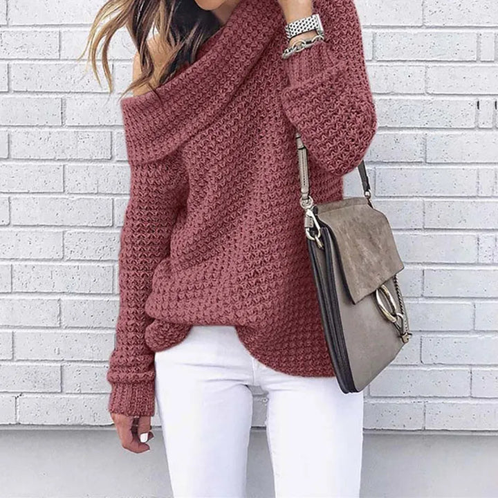 Herbst Off-Shoulder Pullover - Lozenda