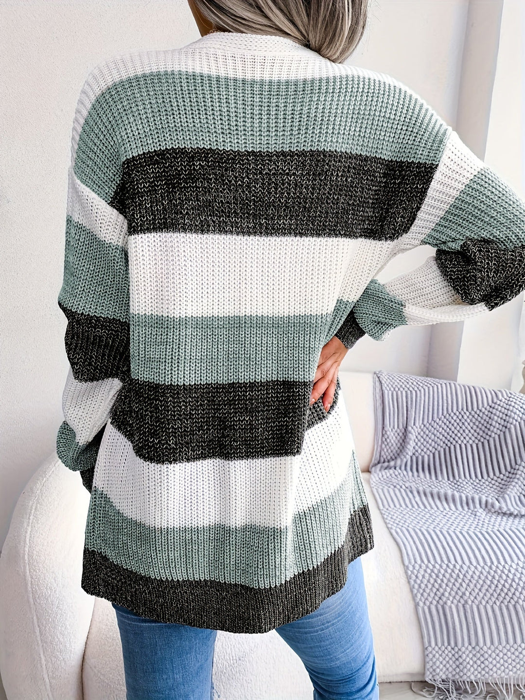 Herbst Stylische Strickjacke