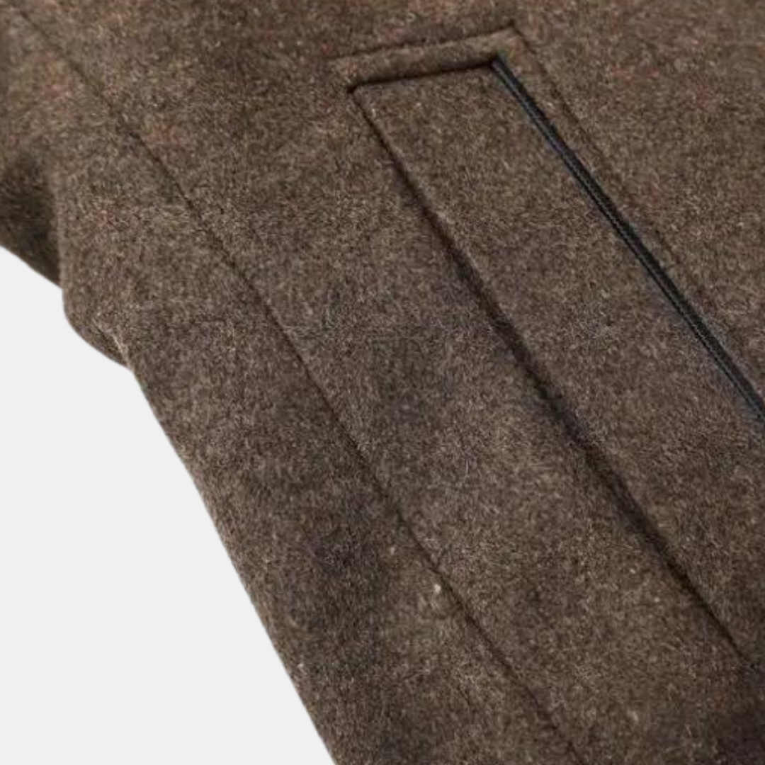 Herren Wintermantel | Stehkragen-Design | Wärmend & elegant