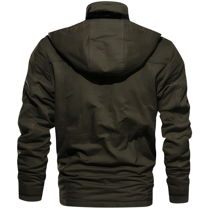 Herren Militärjacke mit Taschen