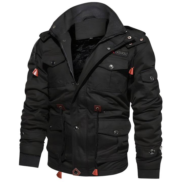 Herren Militärjacke mit Taschen