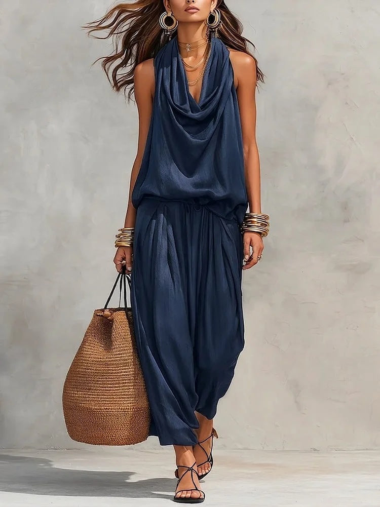 Hestera | Elegantes Zweiteiler Set Damen – Hose und Oberteil für den Sommer 1