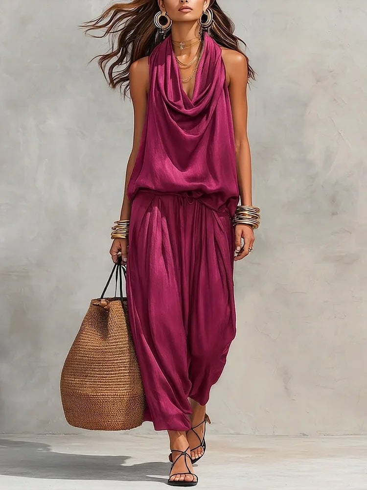 Hestera | Elegantes Zweiteiler Set Damen – Hose und Oberteil für den Sommer 3