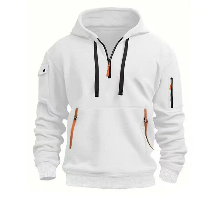Hoodie für Herren | Kapuzenpullover Herren | Reißverschlusstaschen & Ärmeltasche