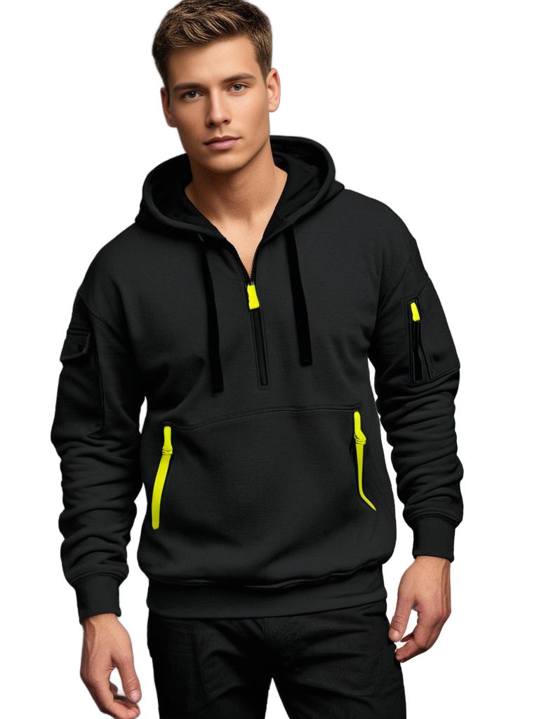Hoodie für Herren | Kapuzenpullover Herren | Zipper-Taschen & ganztägiger Komfort