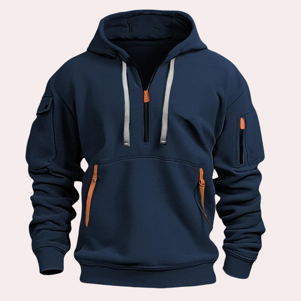 Hoodie für Herren | Kapuzenpullover Herren | Zipper-Taschen & ganztägiger Komfort
