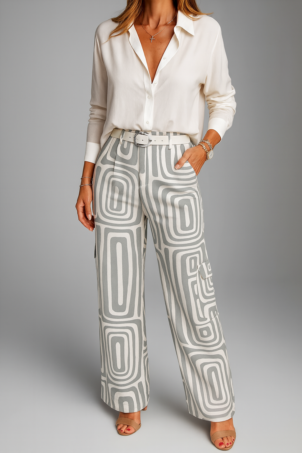 Hose Damen | High Waist & Weites Bein für Komfort