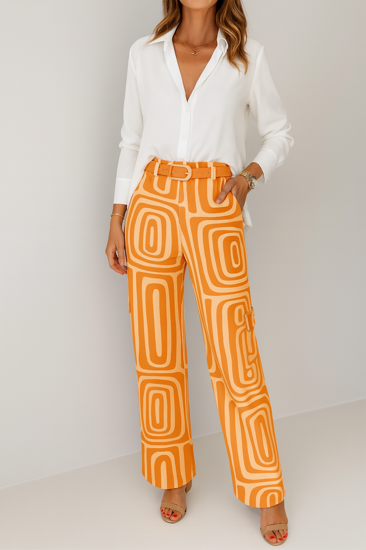 Hose Damen | High Waist & Weites Bein für Komfort