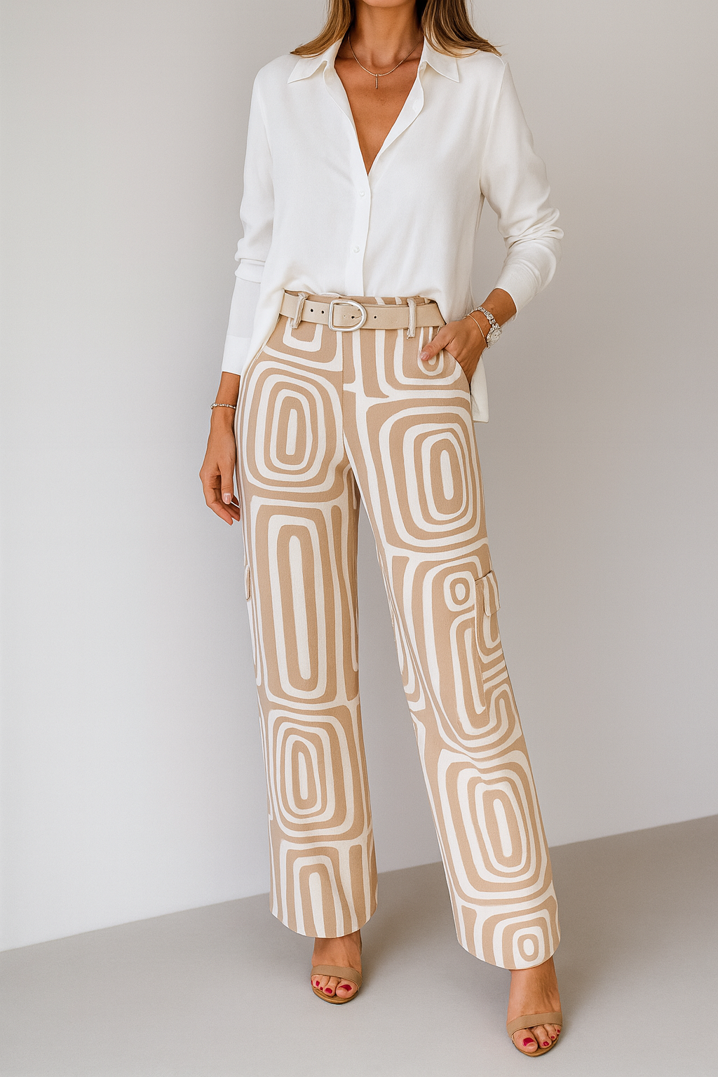 Hose Damen | High Waist & Weites Bein für Komfort