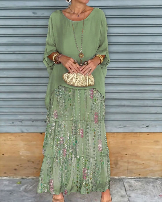 Laura – Elegant Layered Boho  Dress for Women - Image 2