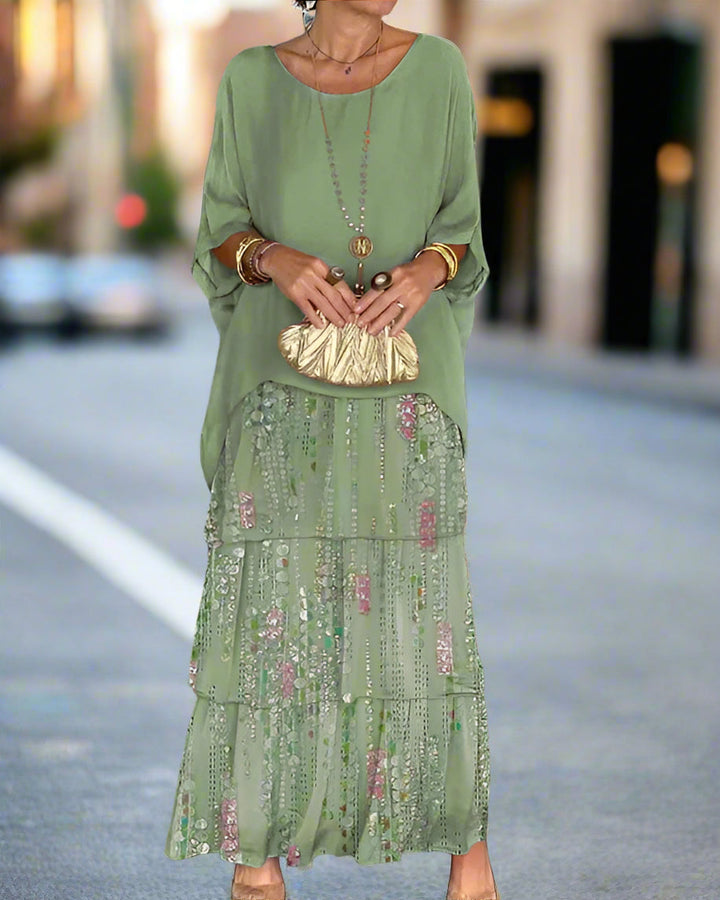 Laura – Elegant Layered Boho  Dress for Women - Image 3