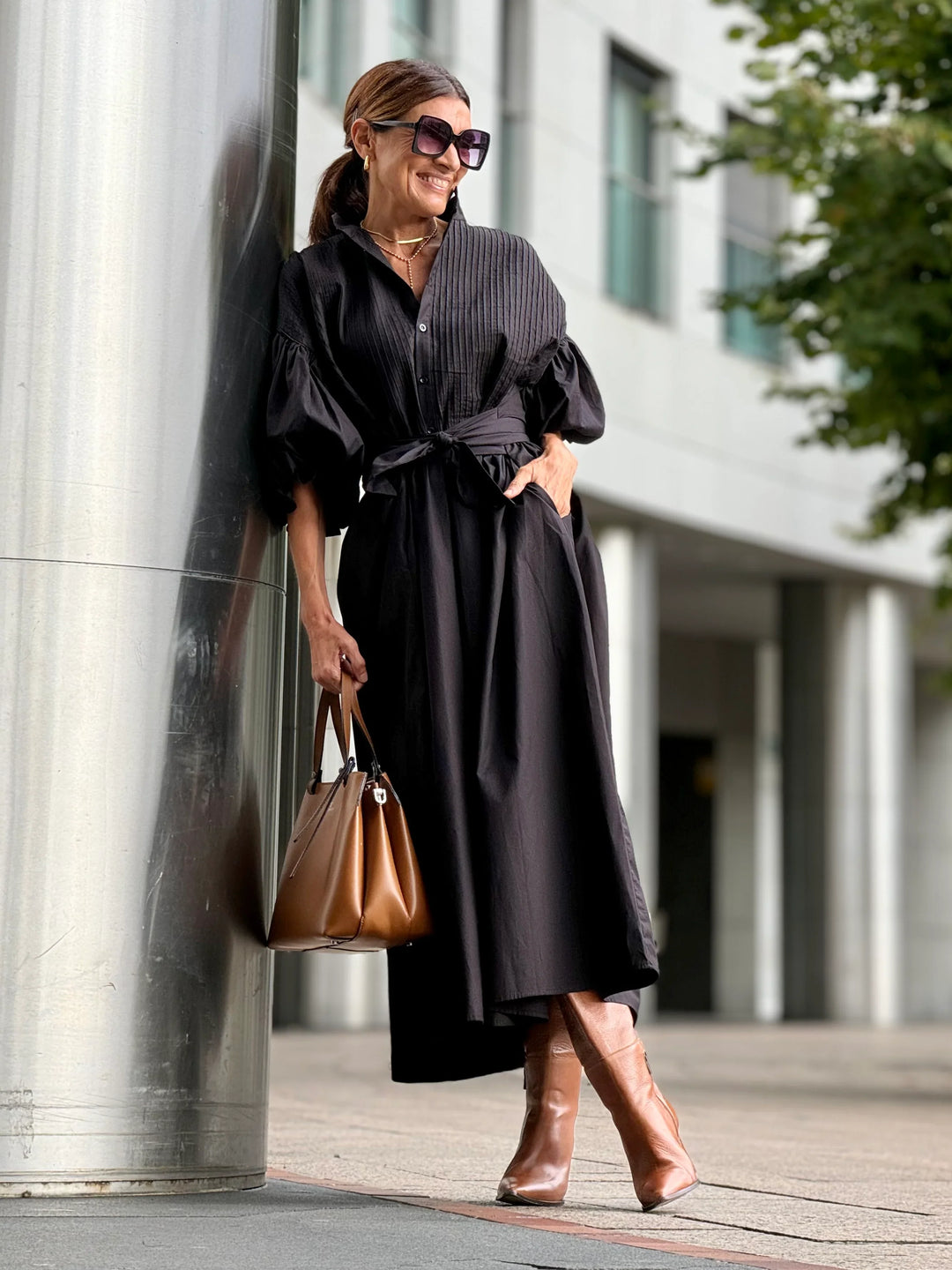 Damenkleid aus ägyptischer Baumwolle