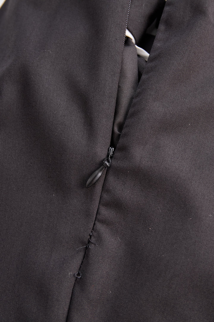 Halter-Bluse für Damen | Ärmelloses Oberteil mit Kontrastbesatz