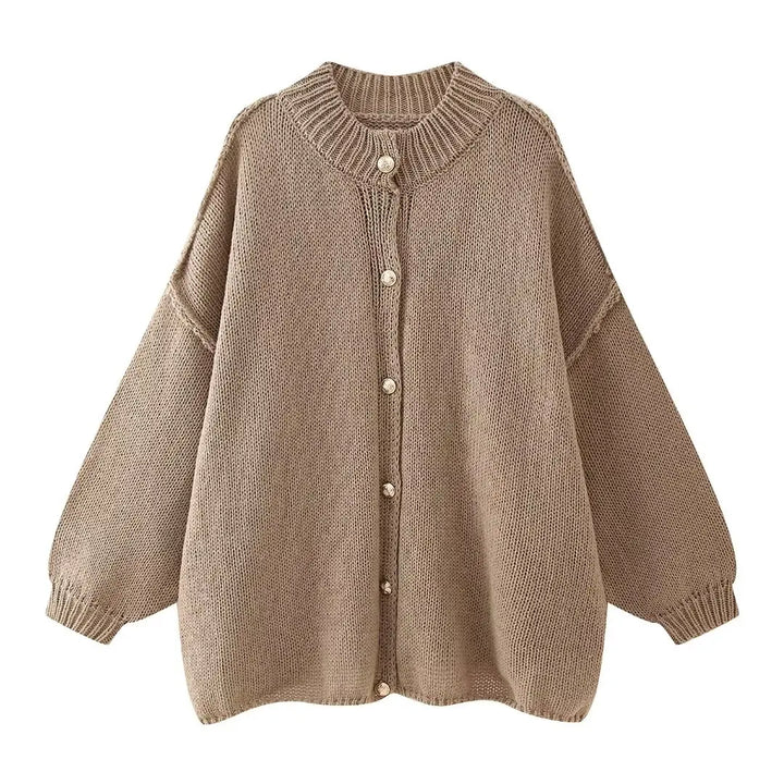 Isabella | Oversized Weste aus Feinstrick