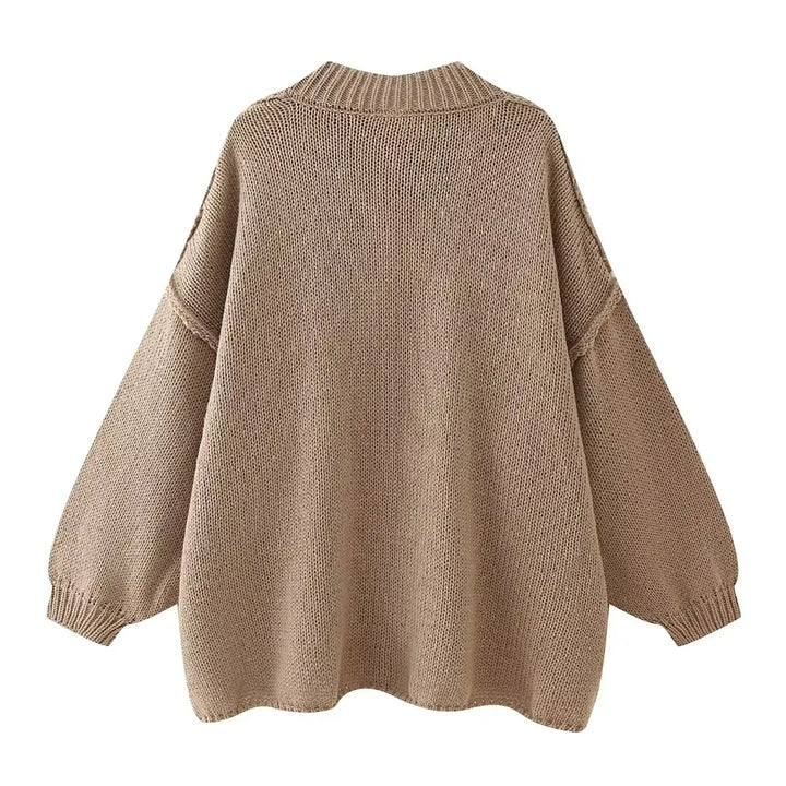 Isabella | Oversized Weste aus Feinstrick