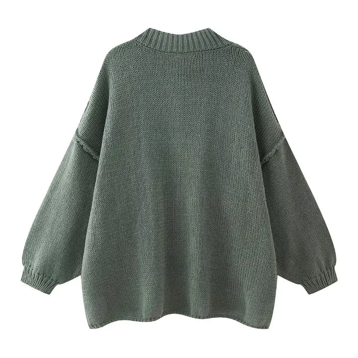Isabella | Oversized Weste aus Feinstrick