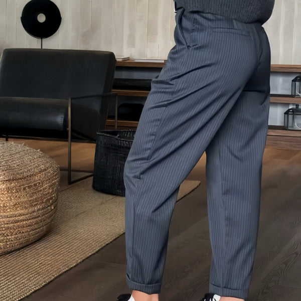 Anna | Elegante High-Waist Damenhose mit geradem Schnitt