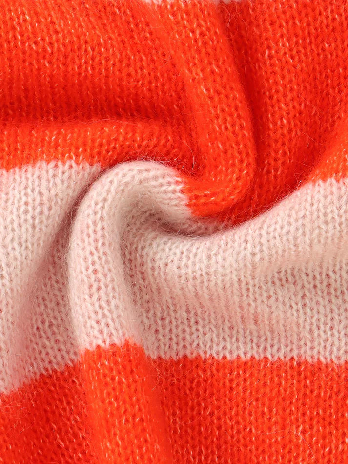 Isadora - Vintage-Pullover aus Baumwolle mit Streifen