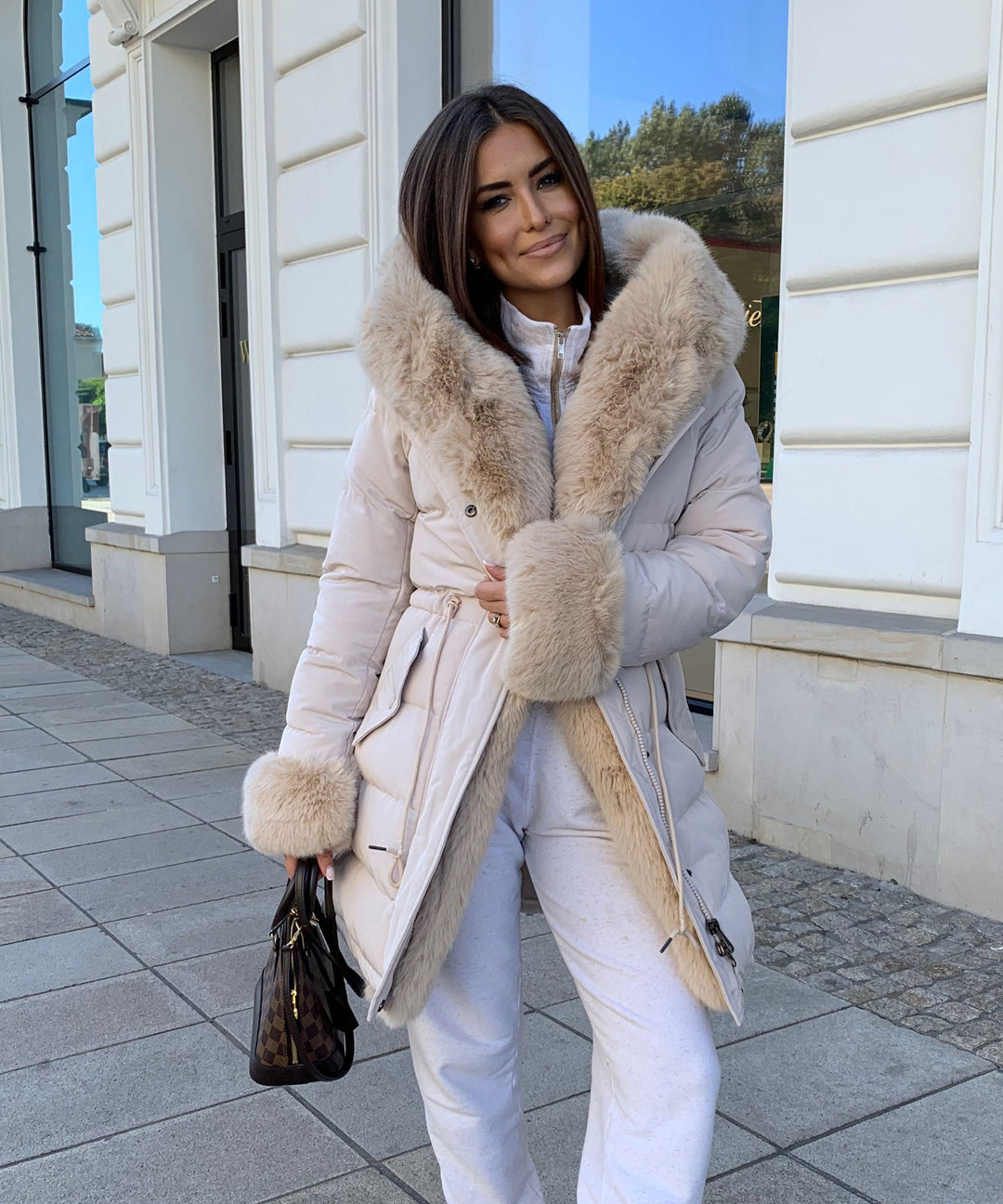 Jacke Aria Beige