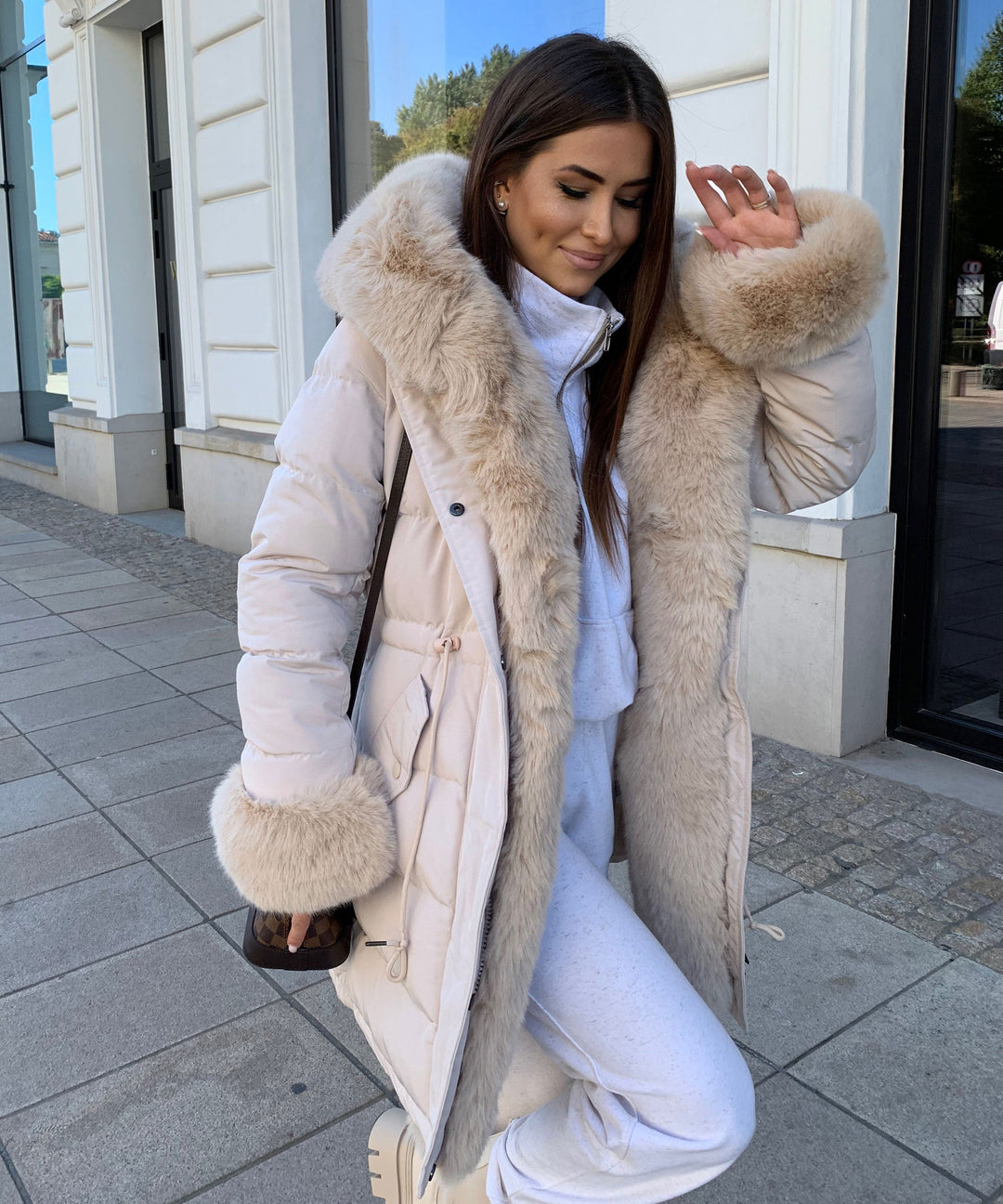 Jacke Aria Beige