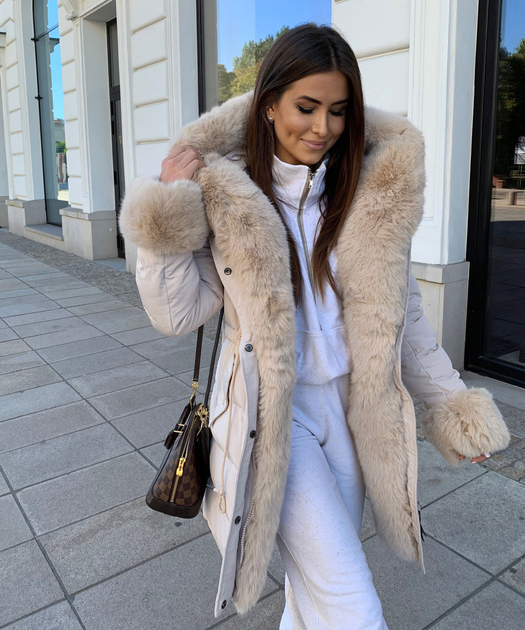 Jacke Aria Beige