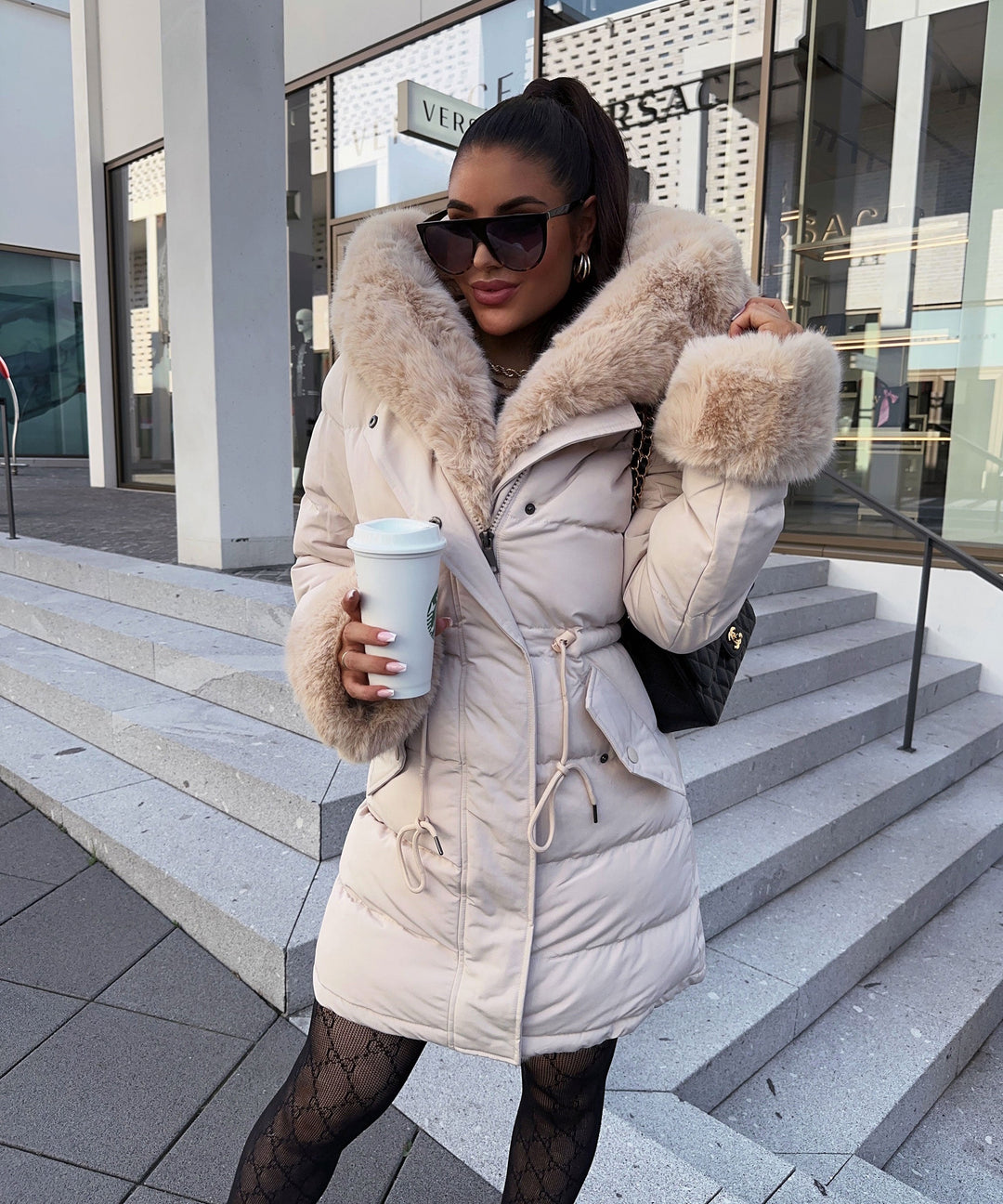 Jacke Aria Beige