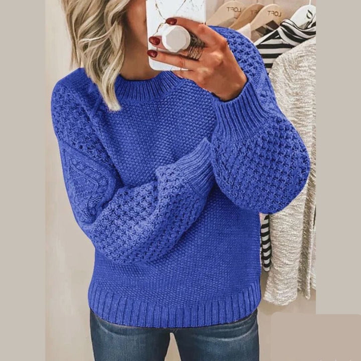 Jasmine - Grobmaschiger Kabelstrickpullover