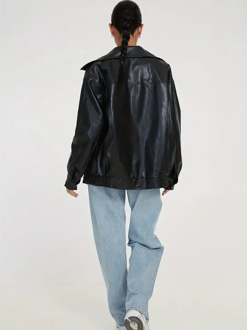 Mila | Elegante Lederjacke für jeden Anlass
