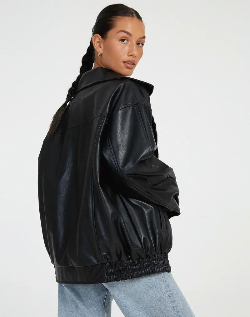 Mila | Elegante Lederjacke für jeden Anlass