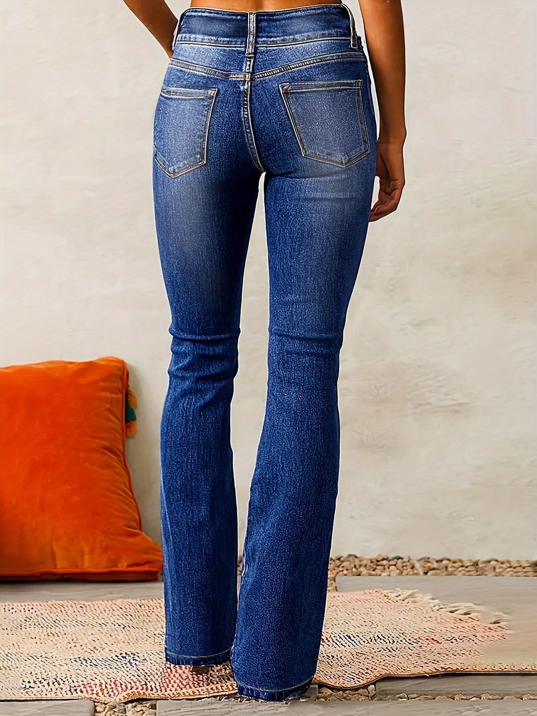 Jeans Damen hohe Taille