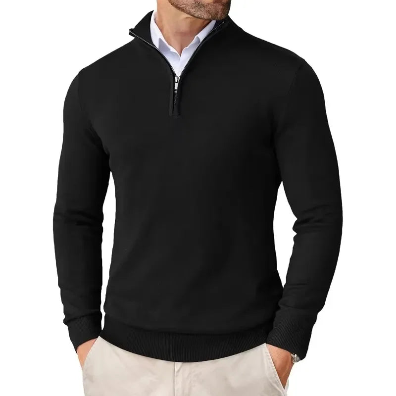 Tim | Vielseitiger Winterpullover mit Reißverschluss