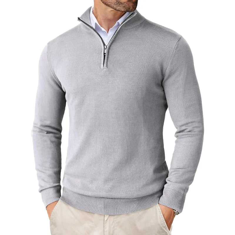 Tim | Vielseitiger Winterpullover mit Reißverschluss