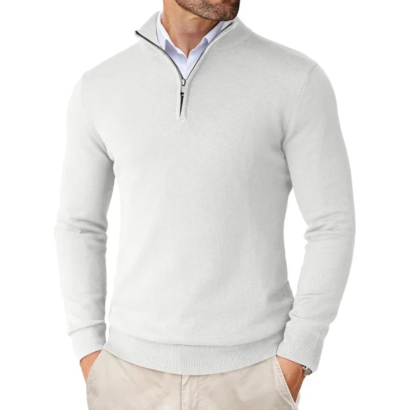 Tim | Vielseitiger Winterpullover mit Reißverschluss